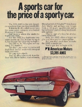 1970 AMX ad