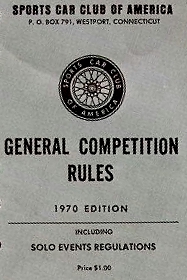 1970 Trans-Am Rules