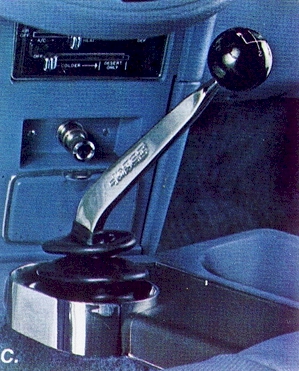 1973 AMC Javelin AMX 4-speed shifter