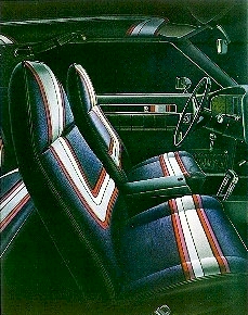 1973 AMC Javelin AMX Pierre Cardin Interior