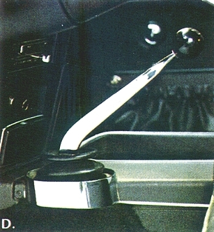 1974 AMC Javelin AMX 4-speed shifter