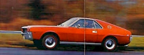 1968 AMX in motion