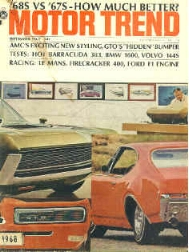 September 1967 AMX Magazine Article Motor Trend