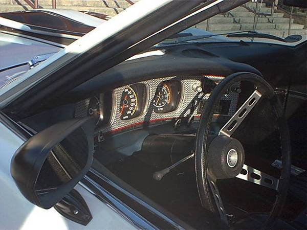 68 AMX interior converted to 74 dash, steering column, etc.