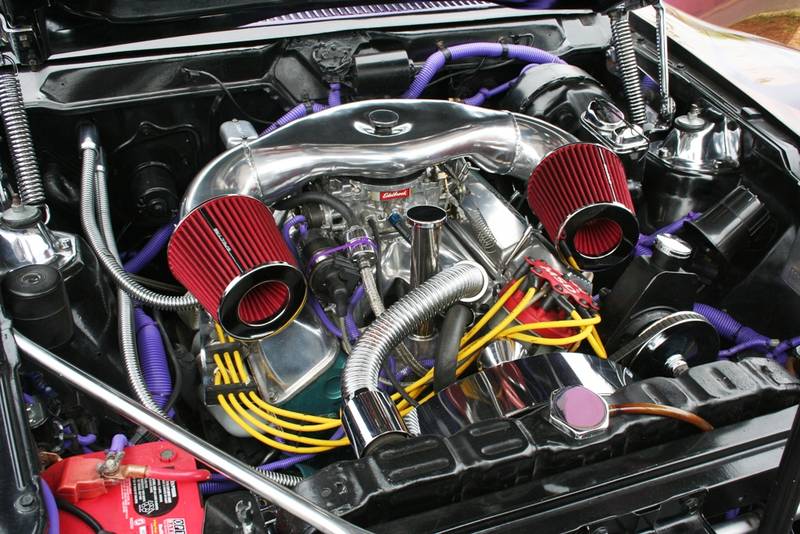 New handbuilt air cleaner with Tony Z's Valve Covers 401/450hp